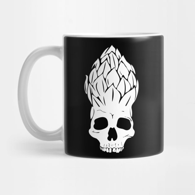 Hophead Skull by WriteThisOff